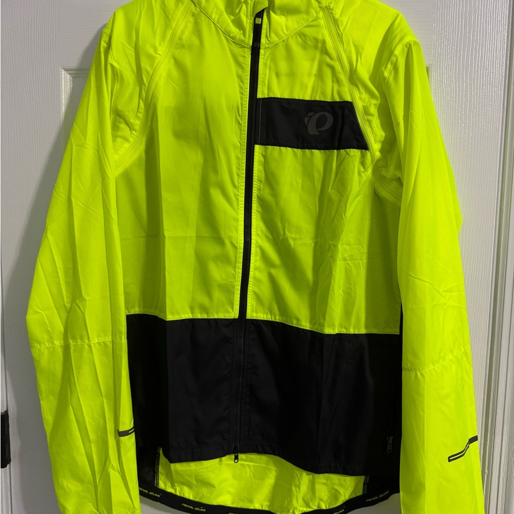 Pearl Izumi Bright Yellow and Black Road Cycling Jacket